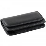 Wholesale Extendable Horizontal Marble Belt Clip Pouch Large 11 Fits iPhone SE and more (Black)